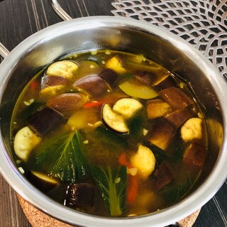 たっぷり夏野菜☆ベジタブルカレースープ